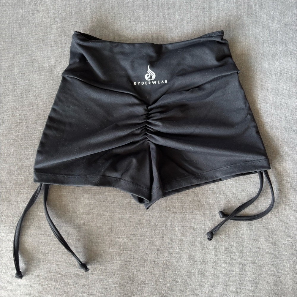 Ryderwear Black High Waist Performance Shorts